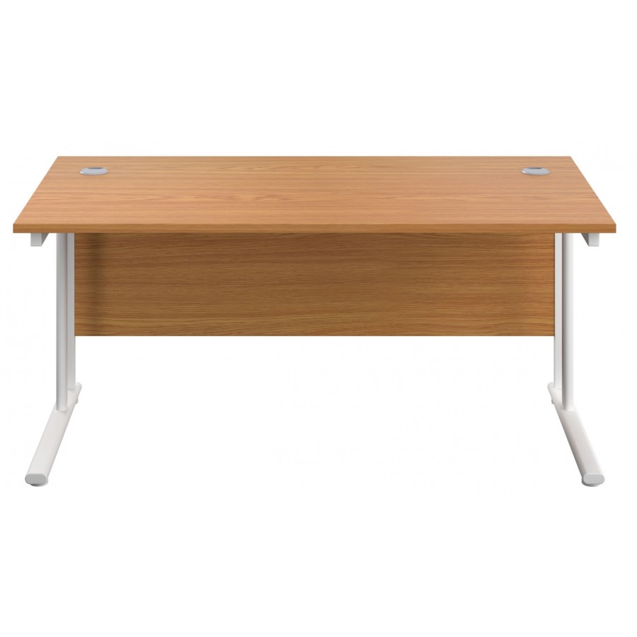 Olton Twin Cantilever  800mm Deep Straight Office Desk